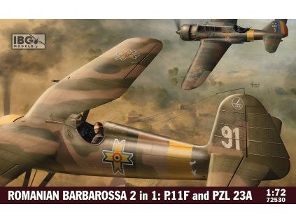 1/72 2 in 1: Romania Barbarossa (PZL 23A and PZL p.11F in Romanian Service)