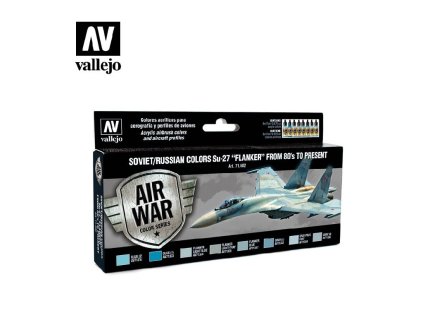 Vallejo Model Air Set 71602 Soviet / Russian colors Su-27 "Flanker" from 80's to present (8)