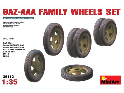 1/35 GAZ – AAA  Family Wheels set