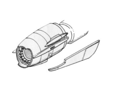 52406 1 48 mig 21 engine set for aca