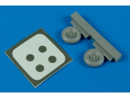 1/72 Morane Saulnier M.S.406 wheels & paint masks