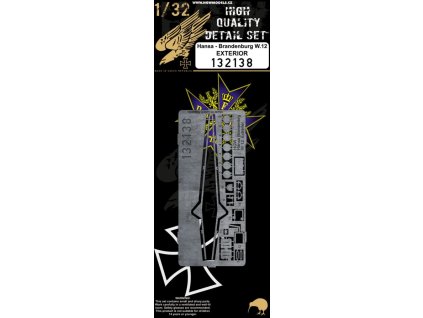 1/32 Hansa-Brandenburg W.12 Exterior - Photo-etched Sets  - Wingnut Wings