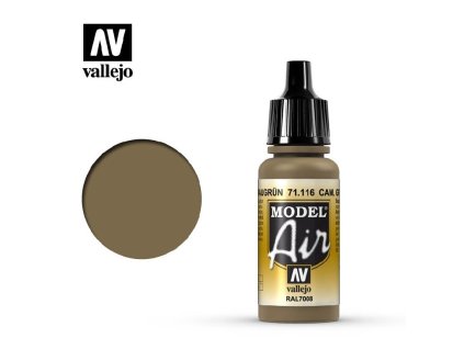 Akrylová barva pro Airbrush Vallejo Model Air 71116 Cam, Gray Green (17ml)
