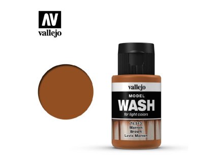 Vallejo Model Wash 76513 Brown Wash (35ml)