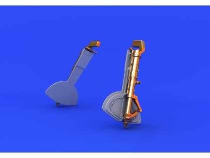 1/32 Bf 109G-10 undercarriage legs BRONZE for REVELL kit