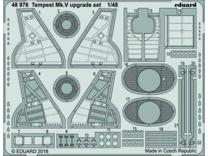Tempest Mk.V upgrade set  1/48 recommended for EDUARD