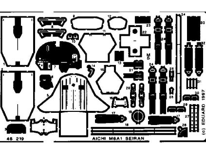 1/48 M6A1 Seiran for TAMIYA kit