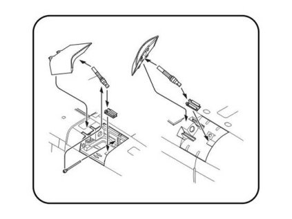 1/48 TSR-2 Airbrakes set for Airfix kit