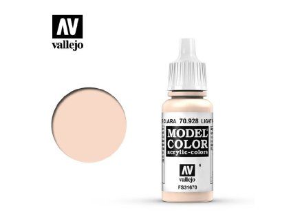 Vallejo Model Color 70928 Light Flesh Matt (18 ml)