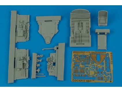 1/48 P-47D Razorback cockpit set - TAMIYA
