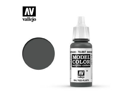Vallejo Model Color 70897 Bronze Green Matt (18 ml)