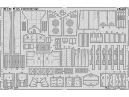 1/32 B-17G undercarriage for HKM kit