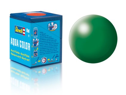 Revell Aqua Color - 36364: hedvábná listově zelená (leaf green silk)
