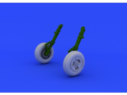 1/48 Spitfire Mk.XVI wheels - 3 spoke for EDUARD kit