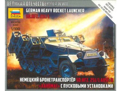 Snap Kit 6243 - Sd.Kfz.251/1 Ausf.B "Stuka" (1:100)