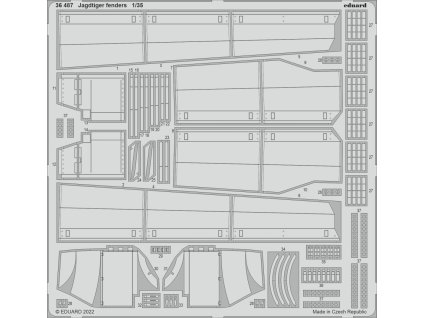 Jagdtiger fenders 1/35 recommended for HOBBY BOSS