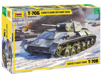 Zvezda 3631 - Soviet T-70 (1:35)