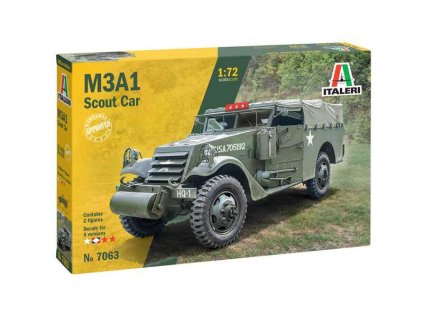 Model Kit military 7063 - M3A1 Scout Car (1:72)