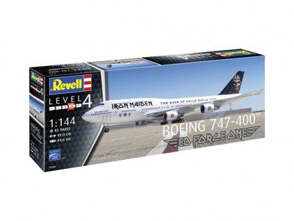 Revell 03780 Plastic ModelKit Airplane Boeing 747-400 Ed Force One 1/144