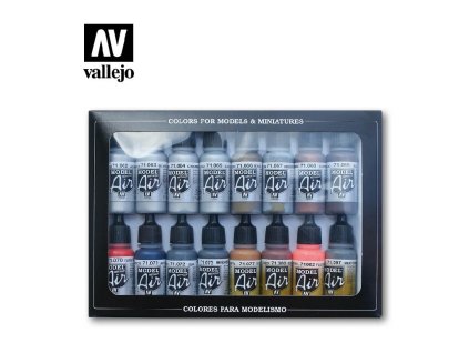 Vallejo Model Air Set 71181 Metallic Effects (16)