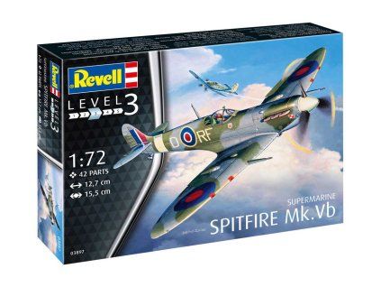 Revell 03897 Plastic Model Kit Aircraft Supermarine Spitfire Mk. Vb 1/72