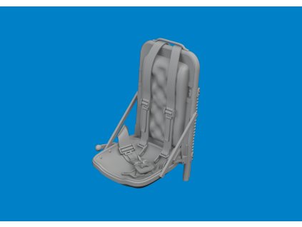 P-51B/C seat w/ integral belts Type 3 PRINT 1/48 recommended for EDUARD