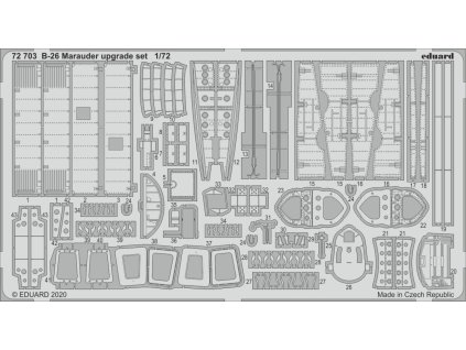 1/72 B-26 Marauder upgrade set  for EDUARD kit