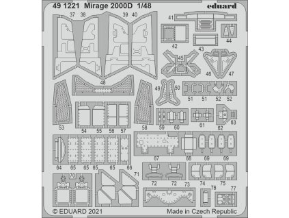 Mirage 2000D 1/48 recommended for KINETIC