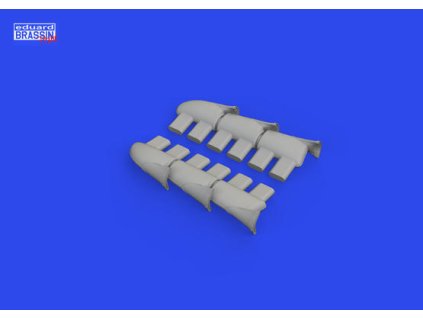 55406 1 hurricane mk ii exhaust fishtail print 1 32 recommended for revell