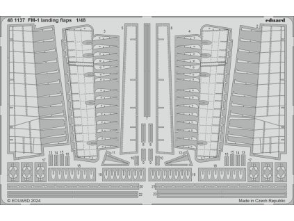 FM-1 landing flaps 1/48 recommended for TAMIYA