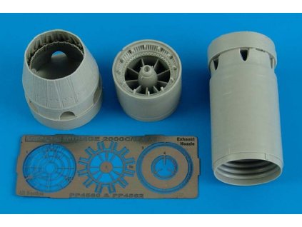 1/48 Mirage 2000C/B/D/N exhaust nozzle - closed po
