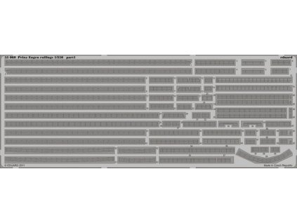 1/350 Prinz Eugen railings  for TRUMPETER kit