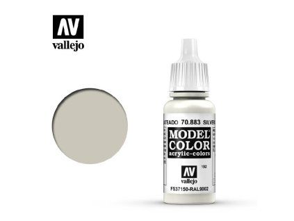 Vallejo Model Color 70883 Silver Grey Matt (18 ml)