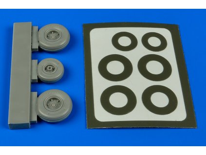 1/48 Cessna A-37 wheels & paint masks - TRUMPETER