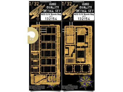 1/32 AEG G.IV - Bomb Bay - Photo-etched Sets  - 2 large frets Wingnut Wings