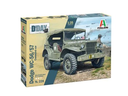 Model Kit military 0228 - Dodge WC56 Command Car (1:35)