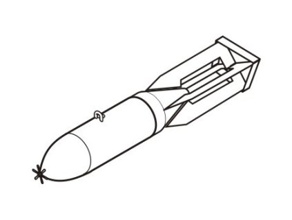 56873 1 32 imperial japanese naval bombs 50kg 4pcs