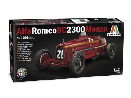 Italeri 4706 - ALFA ROMEO 8C 2300 Monza (1:12)