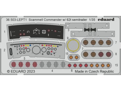 Scammel Commander w/ 62t semitrailer 1/35 recommended for HOBBY BOSS