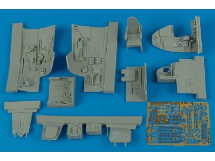 1/48 Mosquito B Mk. IV cockpit set - TAMIYA