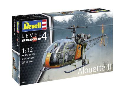 Revell 03804 Alouette II Helicopter 1/32