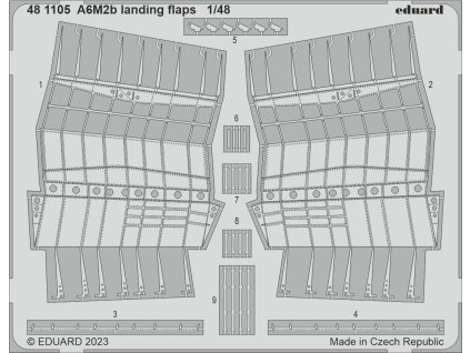A6M2b landing flaps 1/48 recommended for ACADEMY