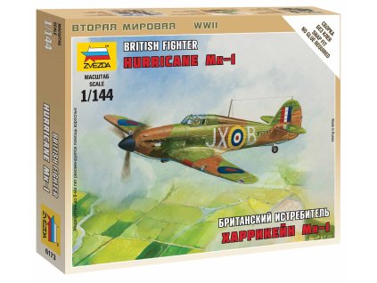 Wargames (WWII) 6173 - British Fighter "Hurricane Mk-1" (1:144)