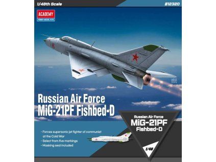 Academy 12320 Russian Air Force MiG-21PF Fishbed-D 1/48