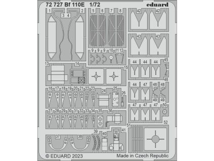 Bf 110E 1/72 recommended for EDUARD
