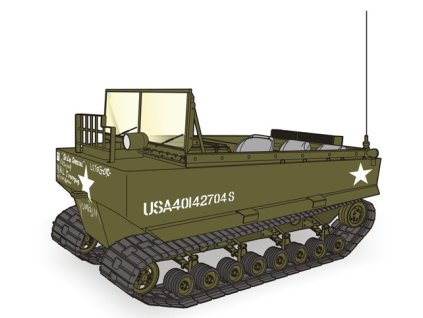 1/48 M29 Weasel full resin kit