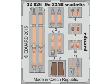 1/32 Do 335B seatbelts for HKM kit