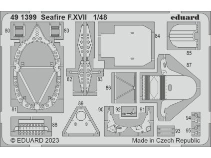 Seafire F.XVII 1/48 recommended for AIRFIX