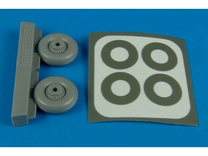 1/48 Macchi MC.200 Saetta wheels & paint masks