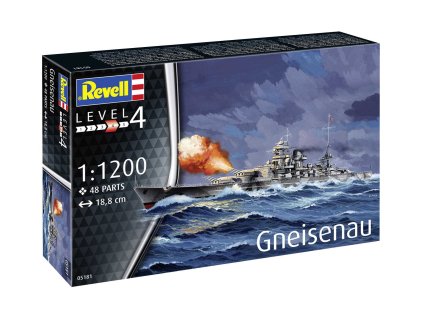 59168 39113 plastic modelkit lod 05181 gneisenau 1 1200 a146313770 10374